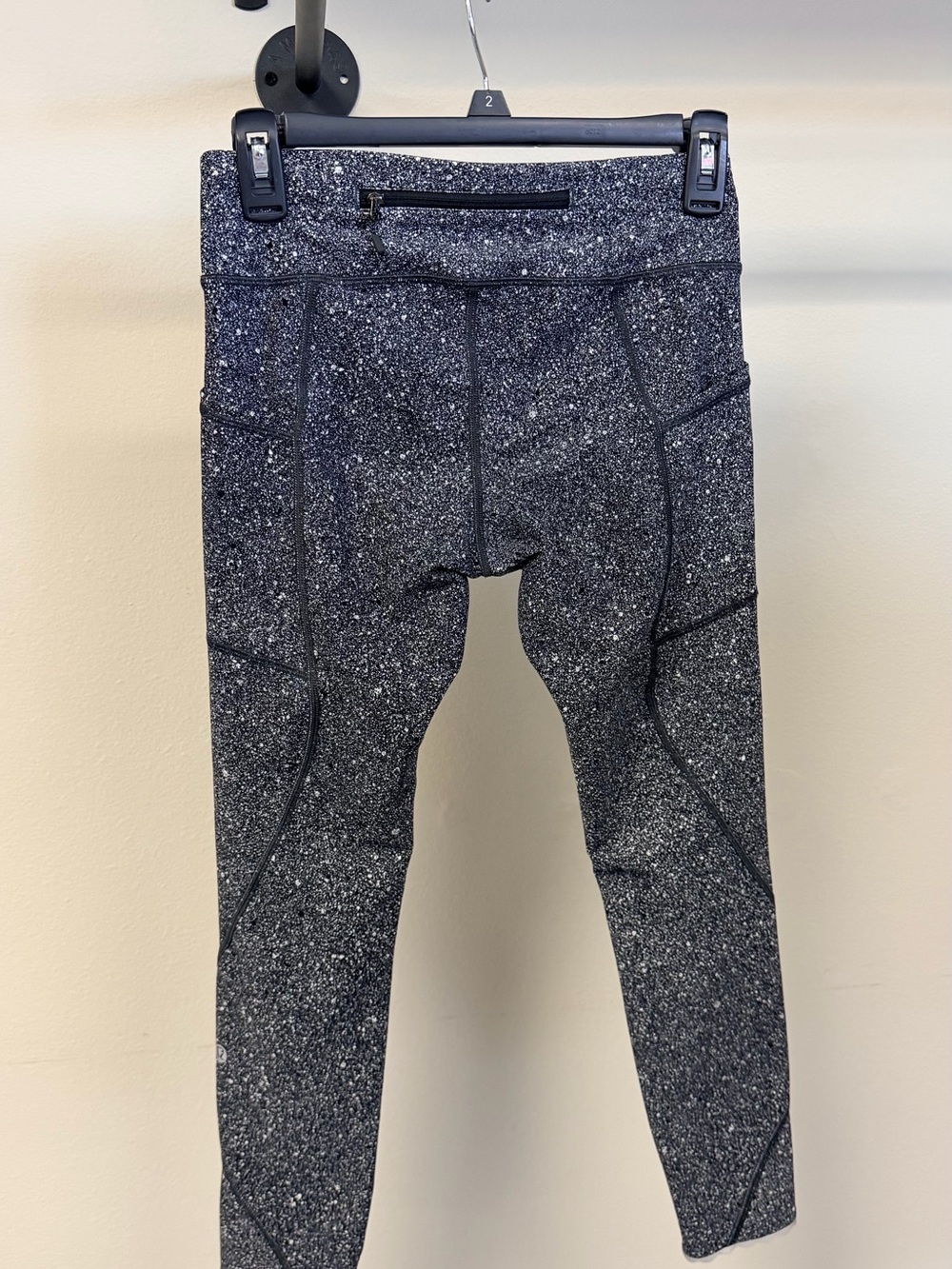 lululemon athletica Black Speckled High-Rise Leggings